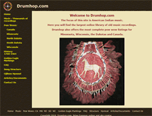Tablet Screenshot of drumhop.com